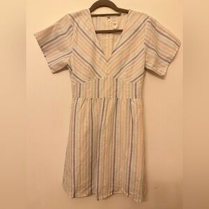 GAP Multicolor Striped Mini Dress